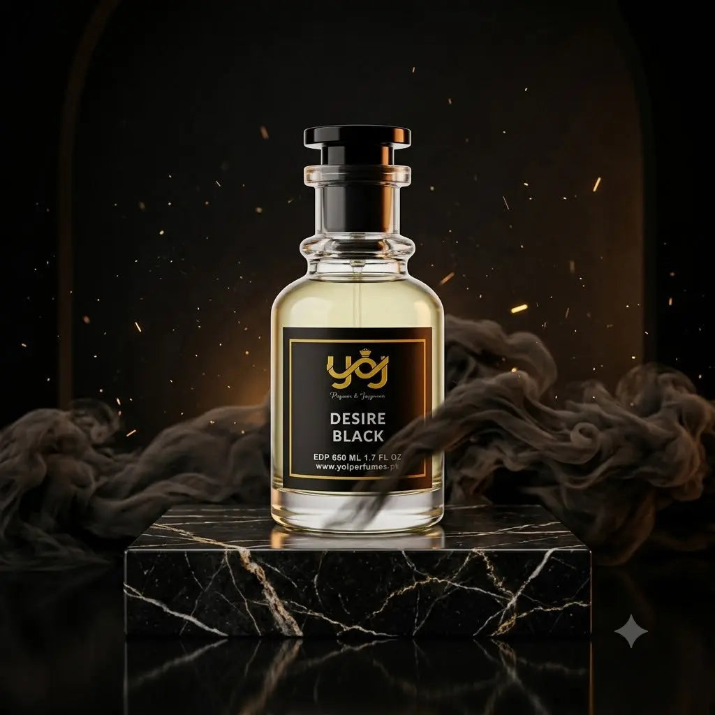 Desire Black Men's Perfume by YOJ Perfumes – Premium 50ml Extrait De Perfume